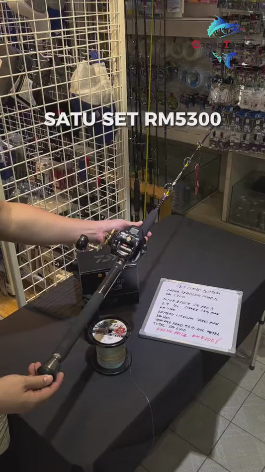 SET COMBO DAIWA SEABORG G400 JL